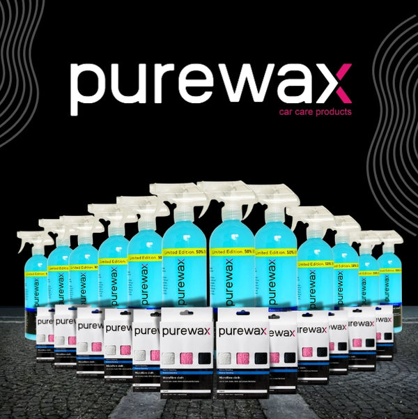 Corporate Kit: 12 x PureWax Waterless Car Wash/Detailer + FREE microfibres